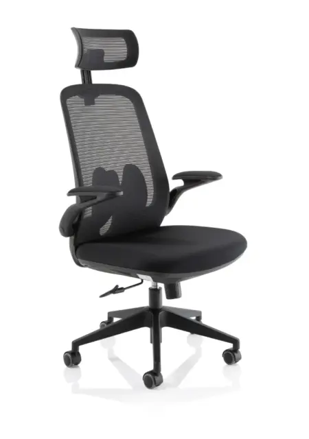 OE - Sigma Executive Mesh Chair With Folding Arms