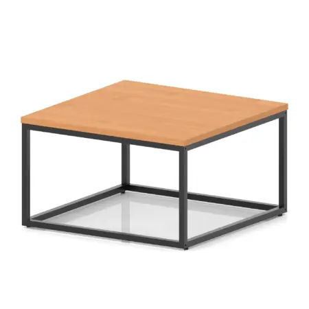 Impulse Square Coffee Table With Metal Frame