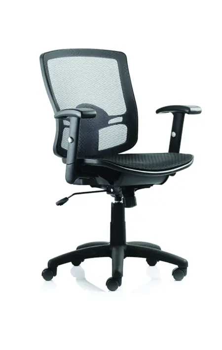Portland All Mesh Task Operator Chair With Height Adjustable Arms